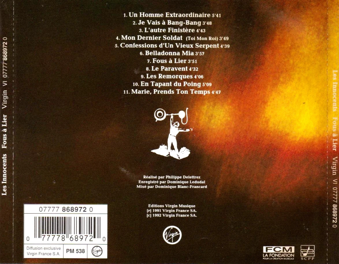 🔥 Les Innocents - Fous à Lier (1991): het zeldzame juweel dat je absoluut moet hebben! – photo 2